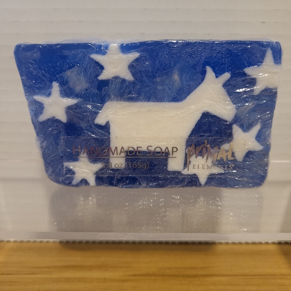 Primal Elements Democrat Handmade Soap -‎ 1 Bar 5.8 Oz New